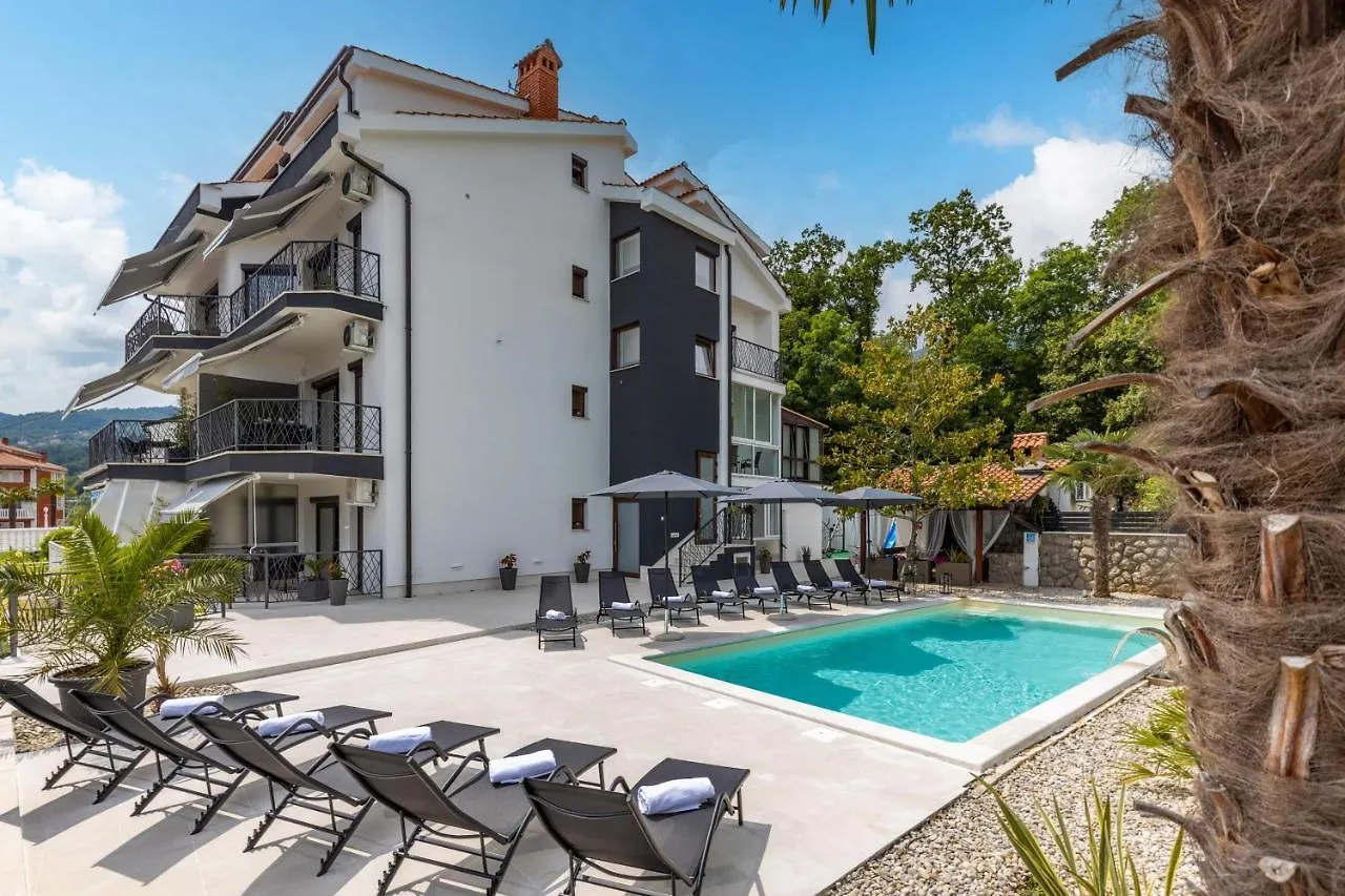 Villa Adriatic, Apartment Chiara With Sea View And Heated Swimming Pool, Free Private Parking, Icici 0*,