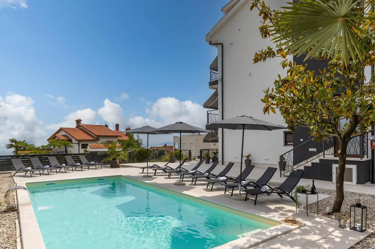 Villa Adriatic, Apartment Chiara With Sea View And Heated Swimming Pool, Free Private Parking, Icici Croatia