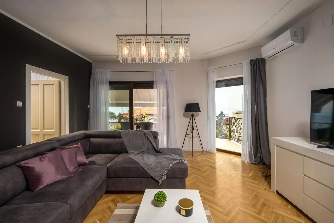 Villa Adriatic, Apartment Chiara With Sea View And Heated Swimming Pool, Free Private Parking, Icici