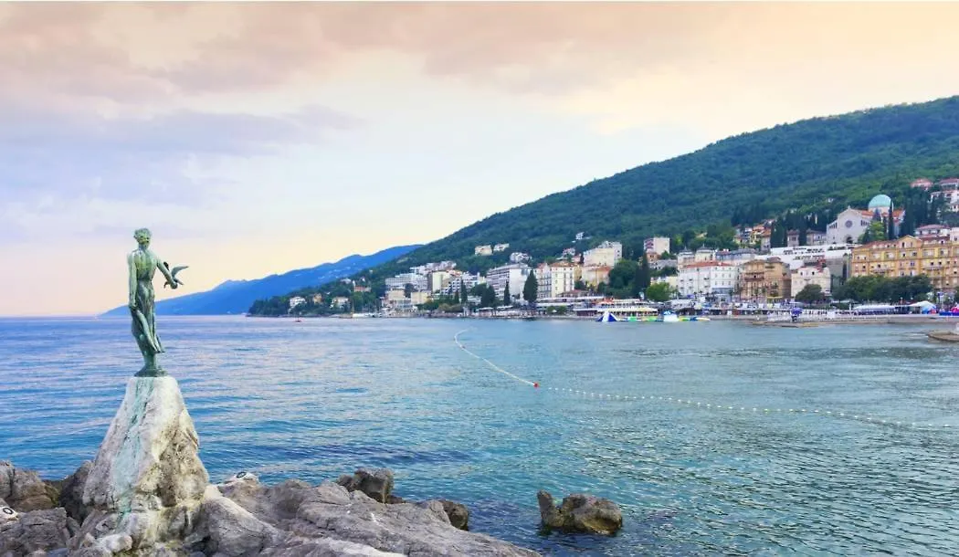 Villa Adriatic, Apartment Chiara With Sea View And Heated Swimming Pool, Free Private Parking, Icici